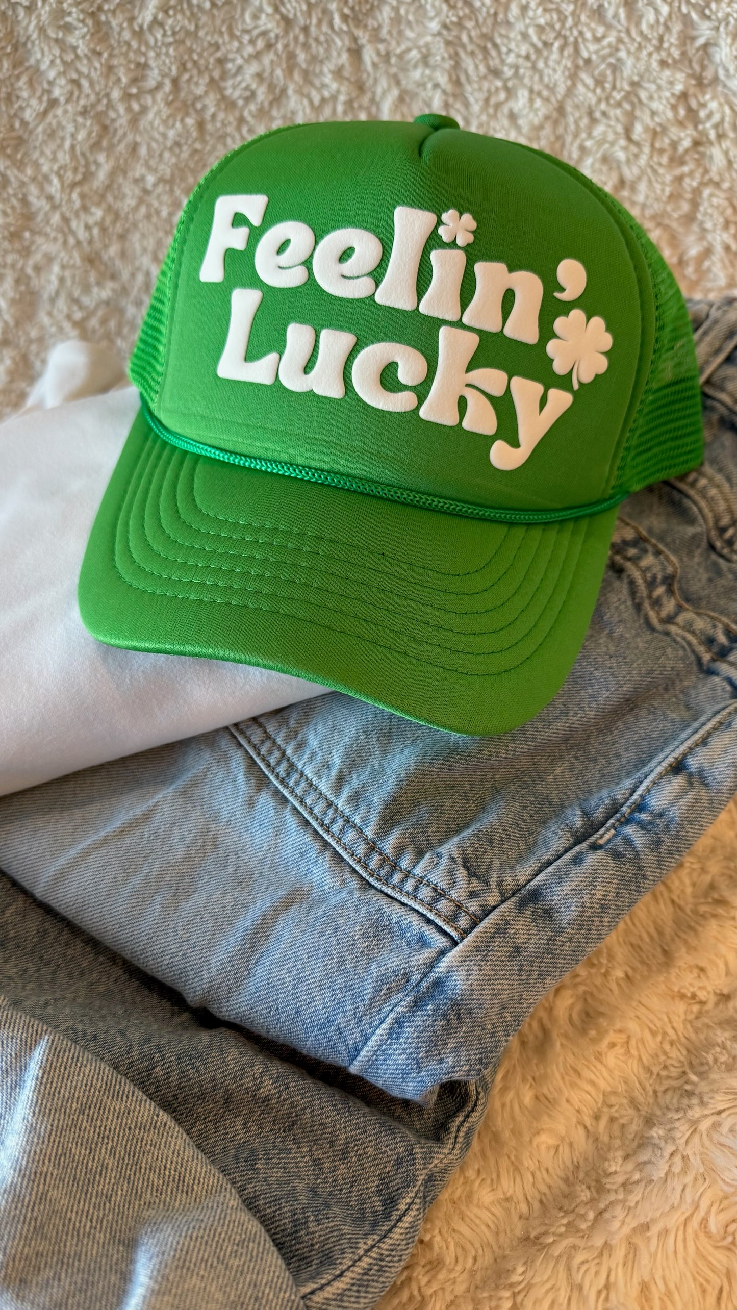 Feelin' Lucky Green St. Patrick's Day Hat