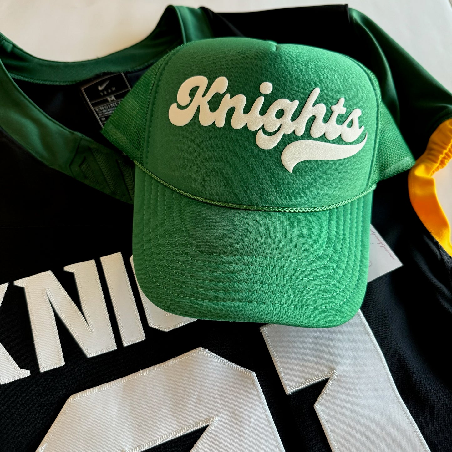 Knights Retro Puff Design