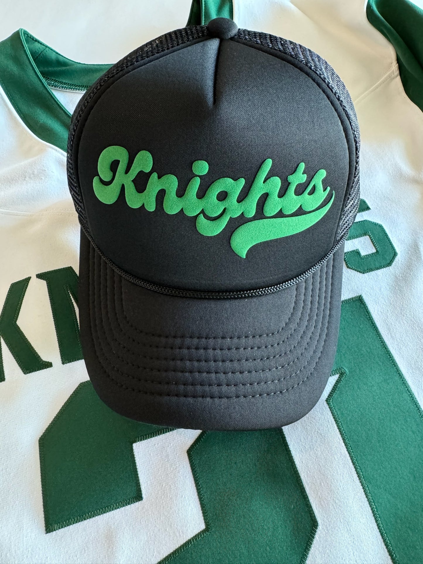 Knights Retro Puff Design