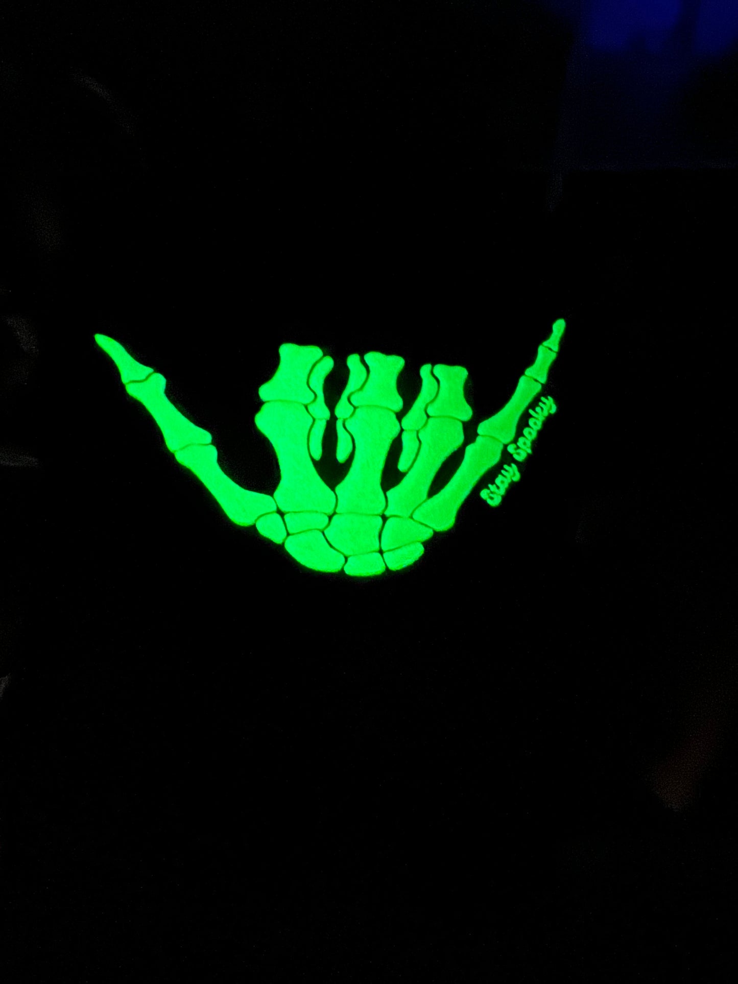 Hang Loose Skelton Bones Trucker Hat