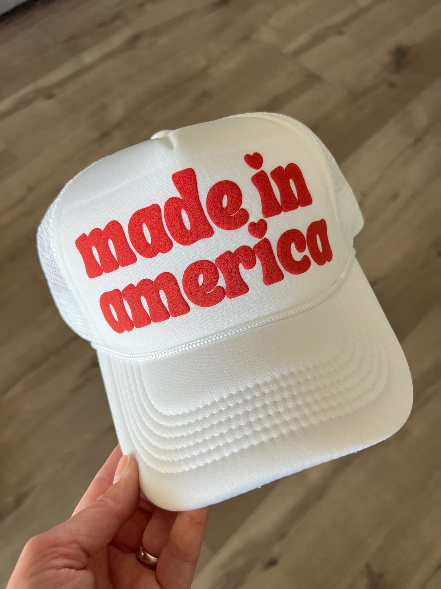 made in america 4th of July trucker hat