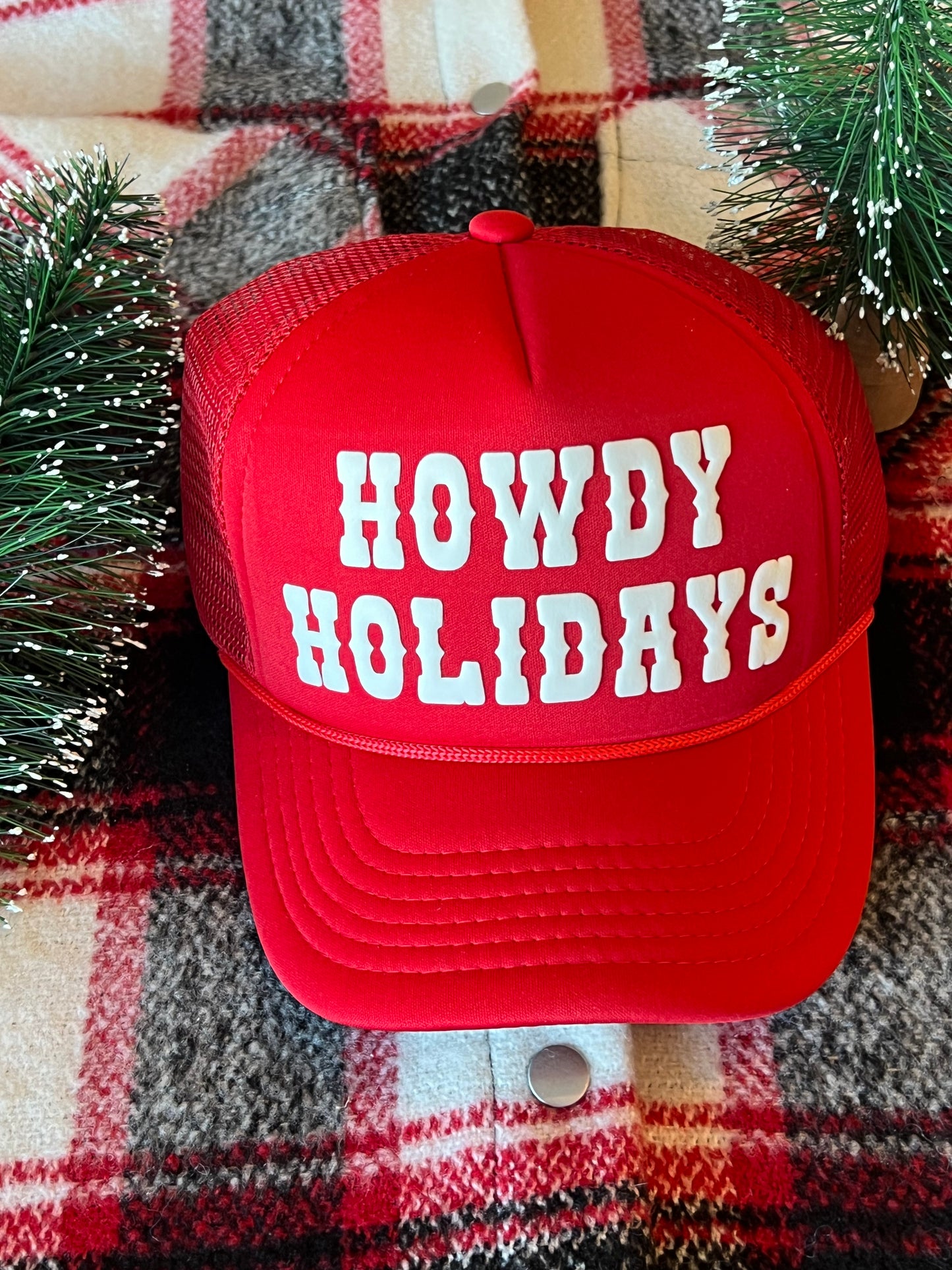 Howdy Holidays Trucker Hat