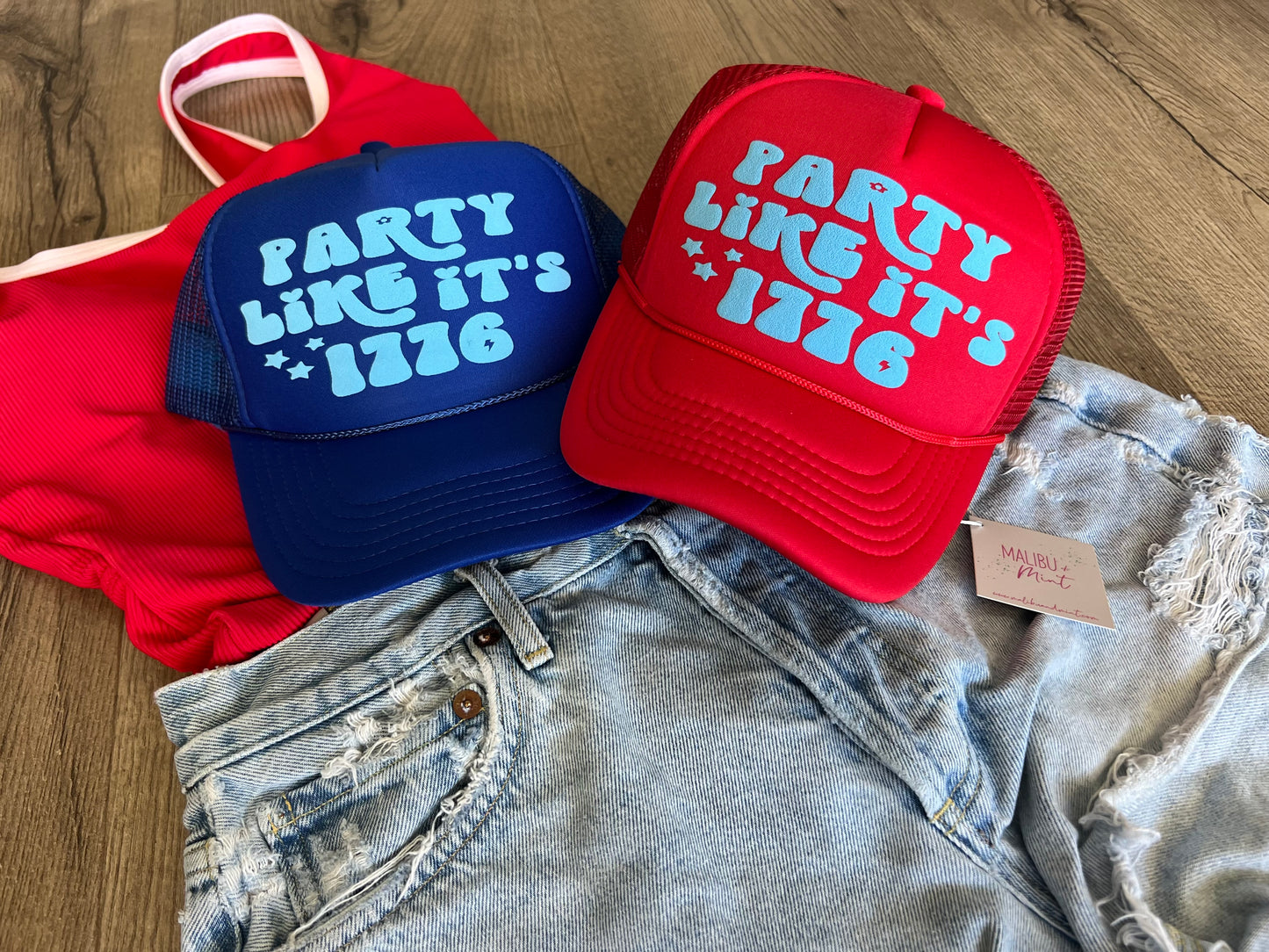 Party Like it's 1776 4th of July Trucker Hat