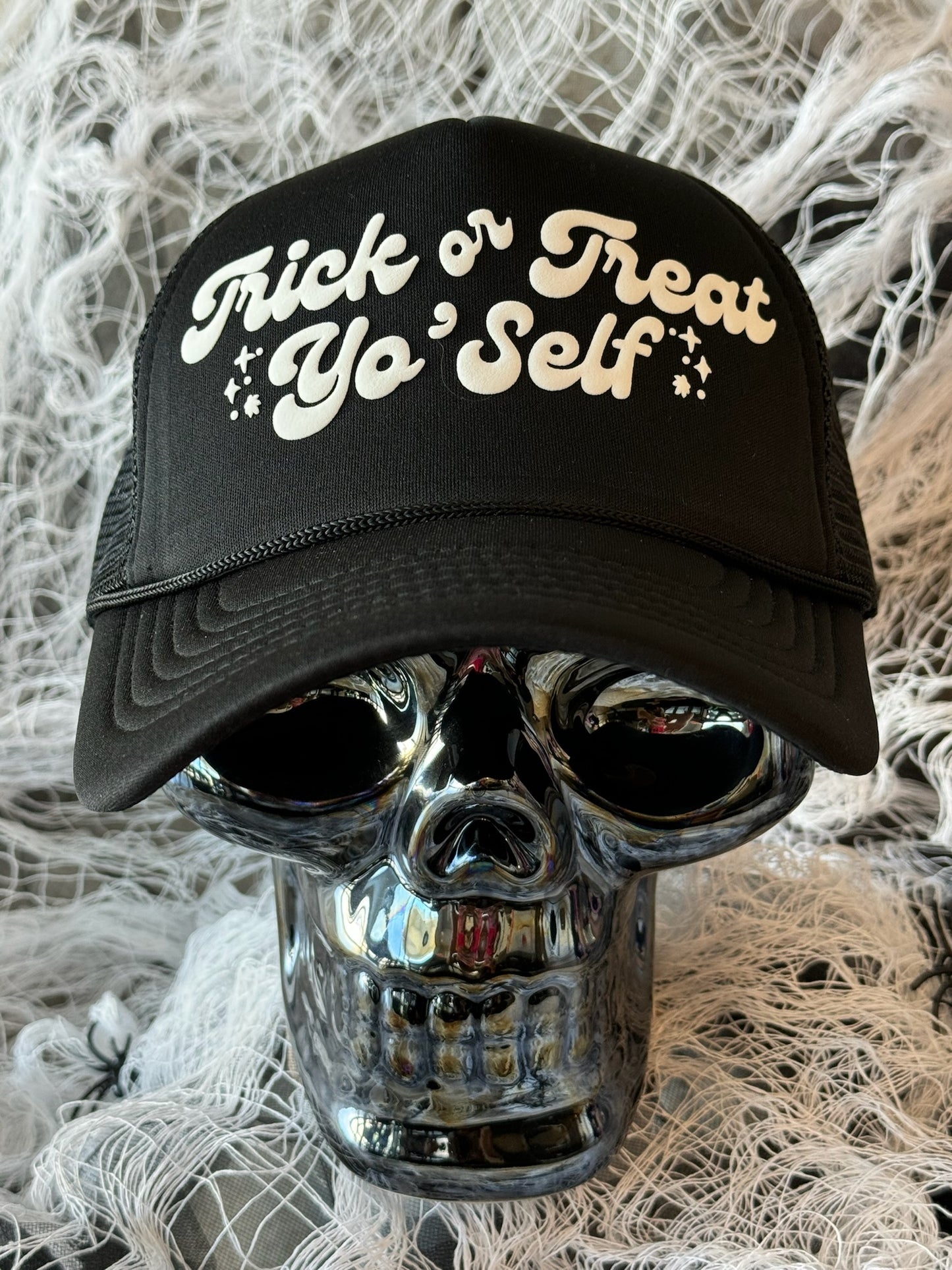 Trick or Treat Yo Self Trucker Hat