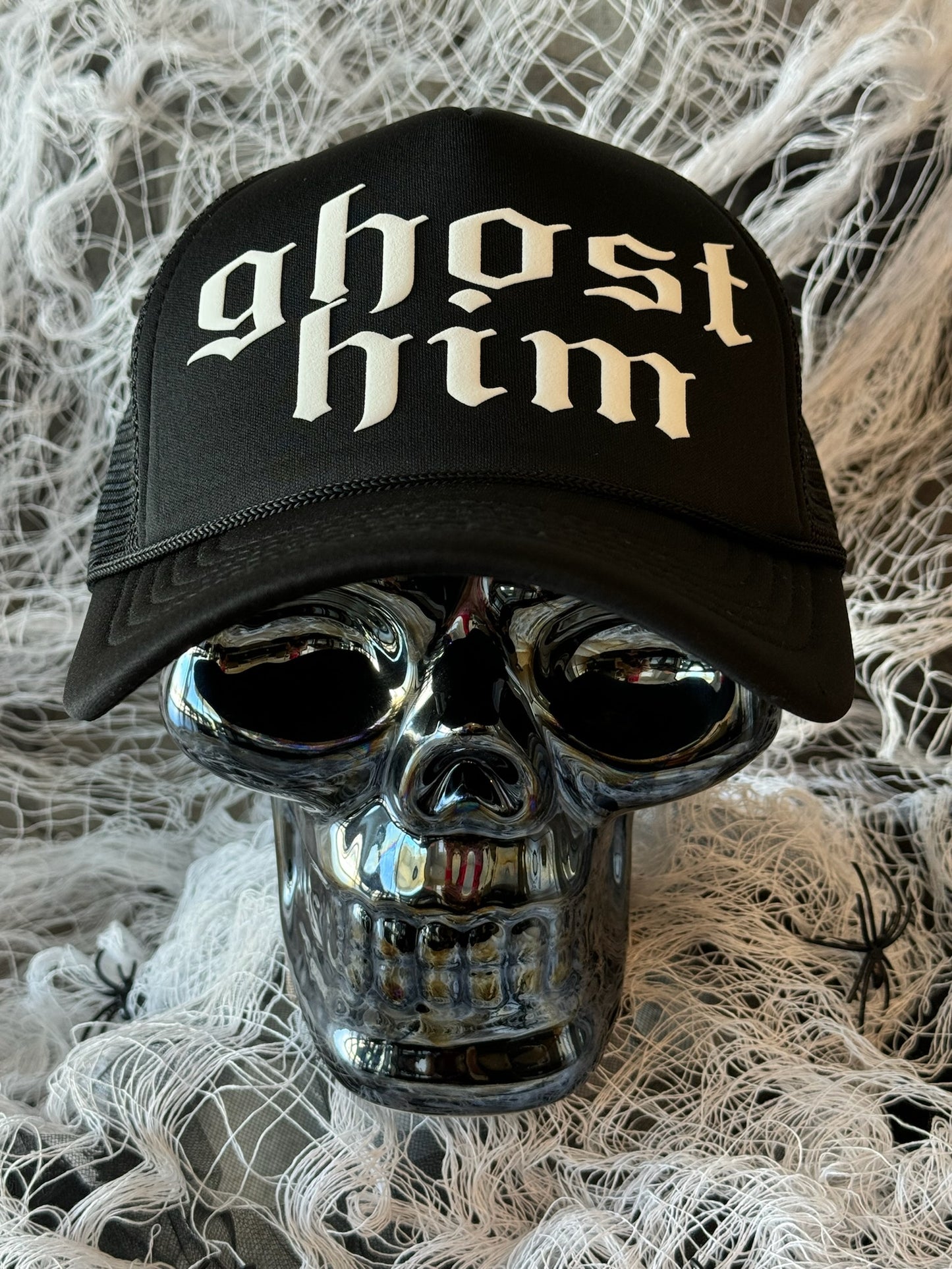 Ghost Him Trucker Hat
