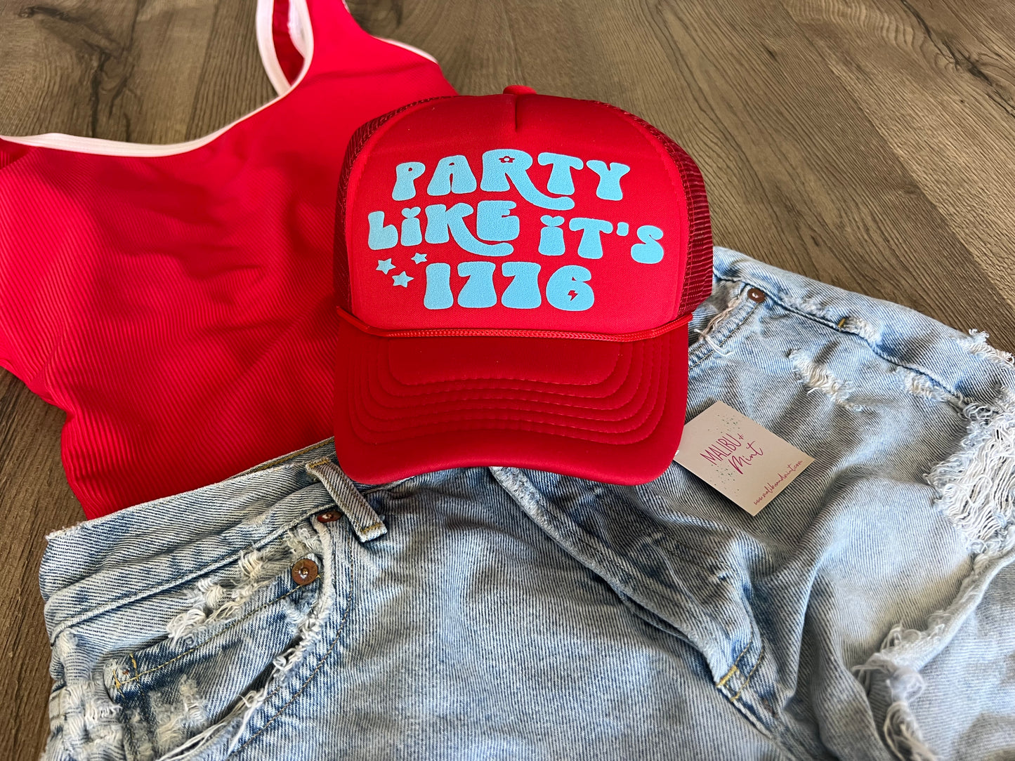 Party Like it's 1776 4th of July Trucker Hat