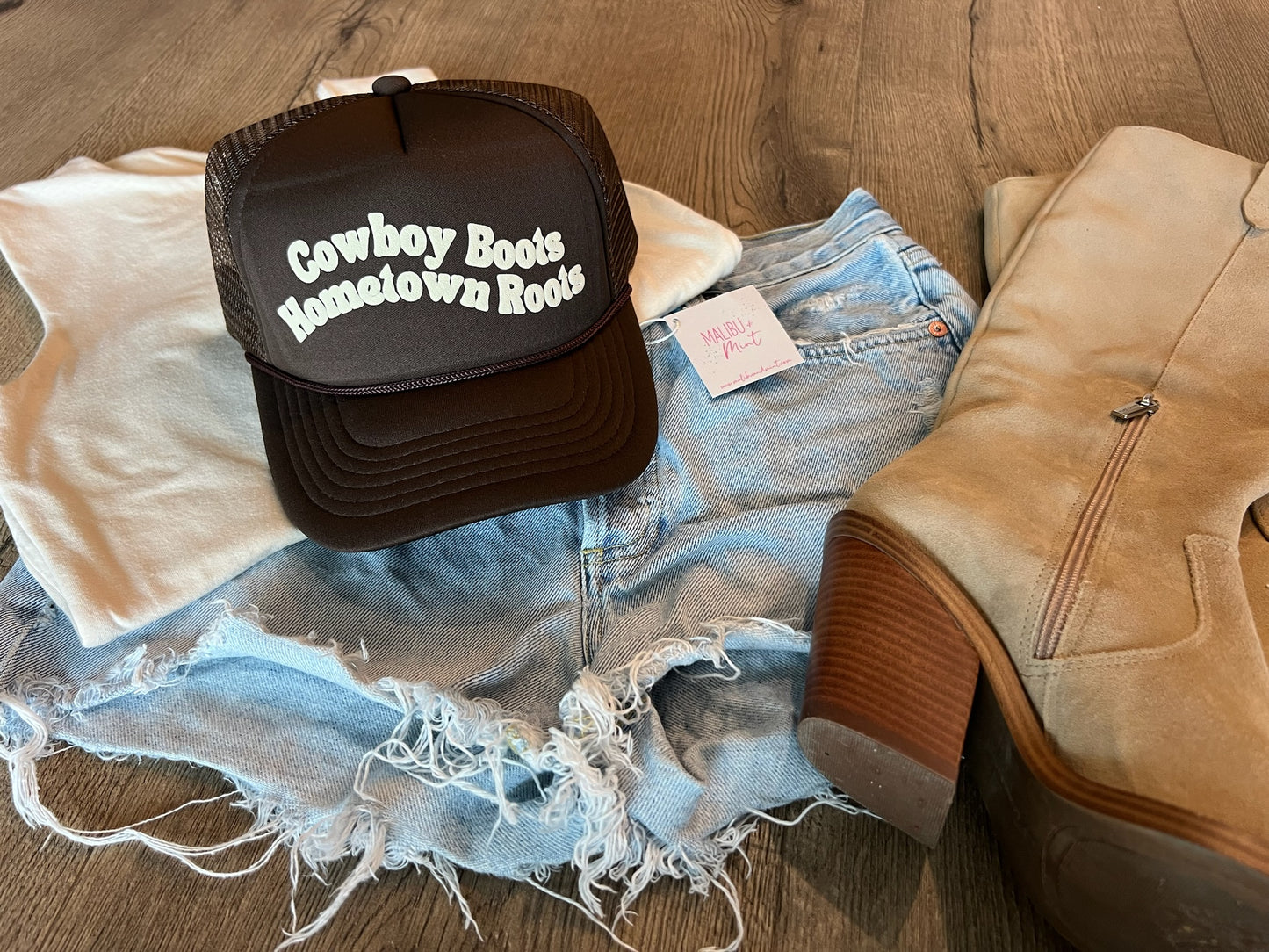 Cowboy Boots Hometown Roots Trucker