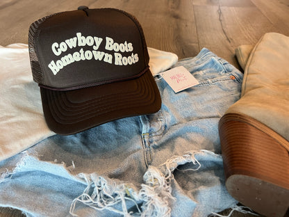 Cowboy Boots Hometown Roots Trucker