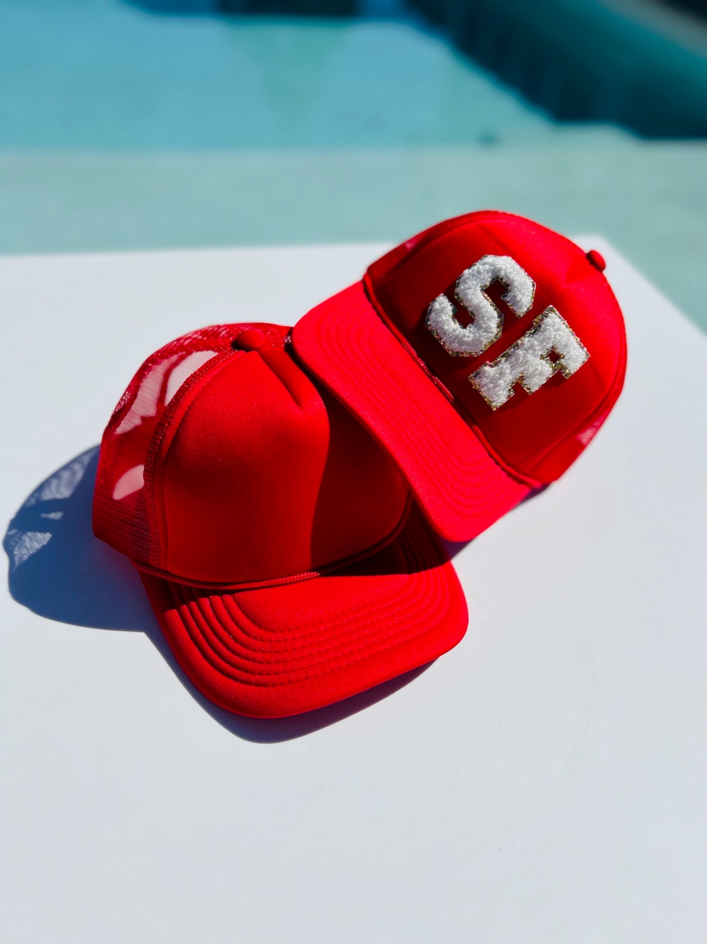 Red Trucker Hat (PATCHES SOLD SEPARATELY)