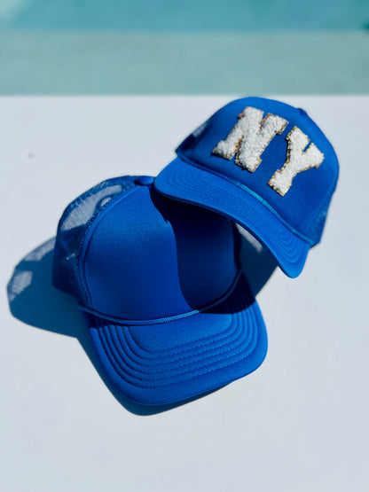 Royal Blue Trucker Hat (PATCHES SOLD SEPARATELY)