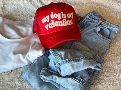 My Dog is My Valentine Valentine's Day Hat