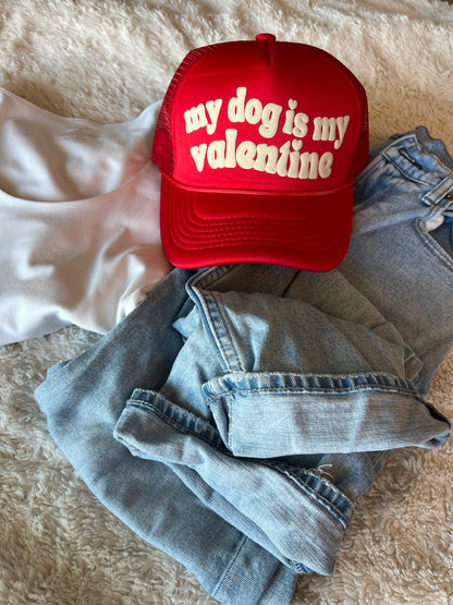 My Dog is My Valentine Valentine's Day Hat