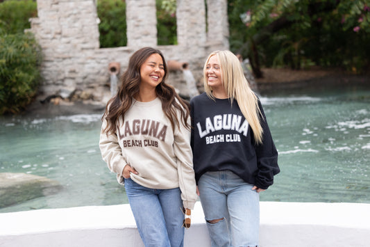 Laguna Beach Black Varsity Sweatshirt