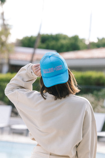 Malibu and Mint Hollow Trucker Hat