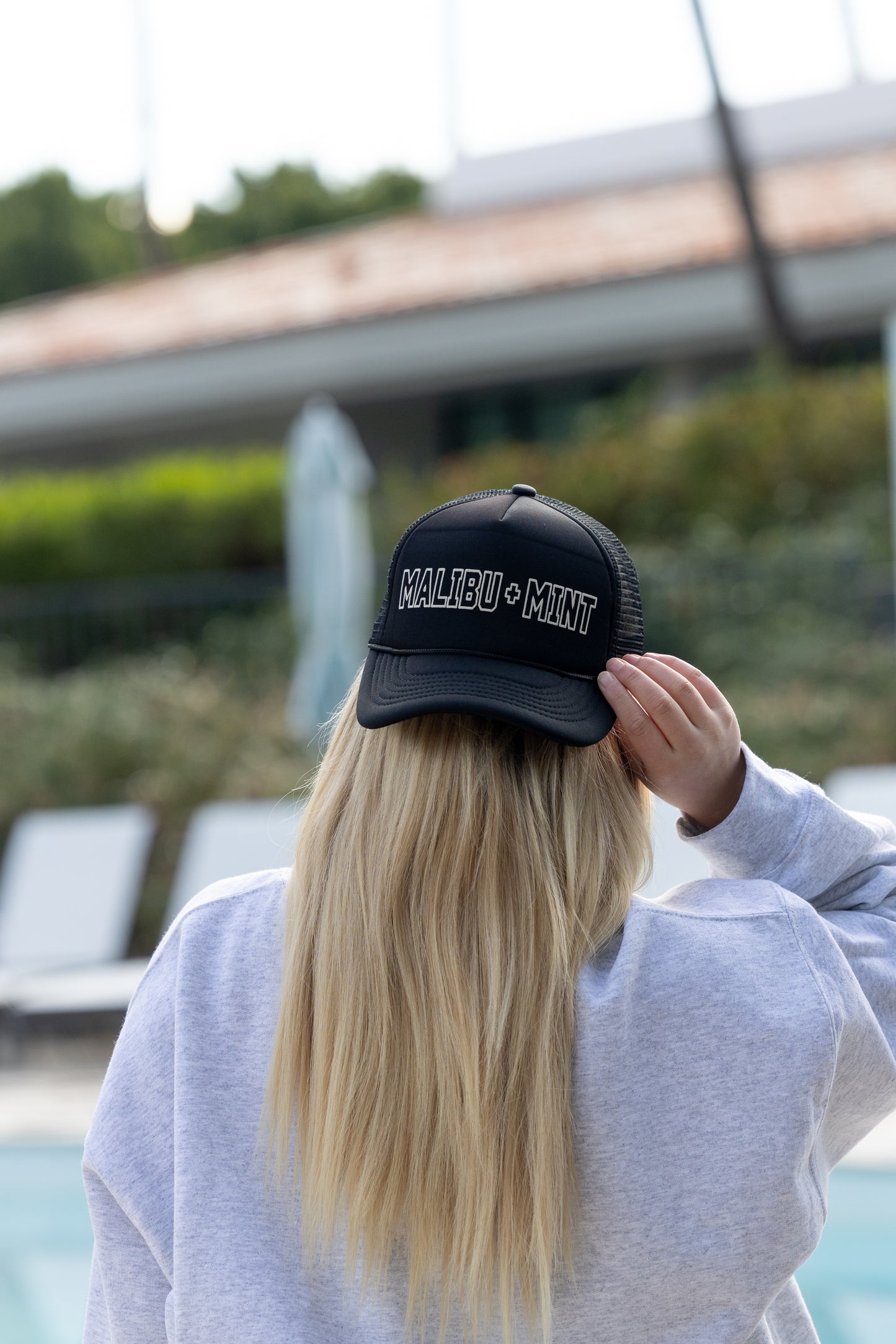 Malibu and Mint Hollow Trucker Hat