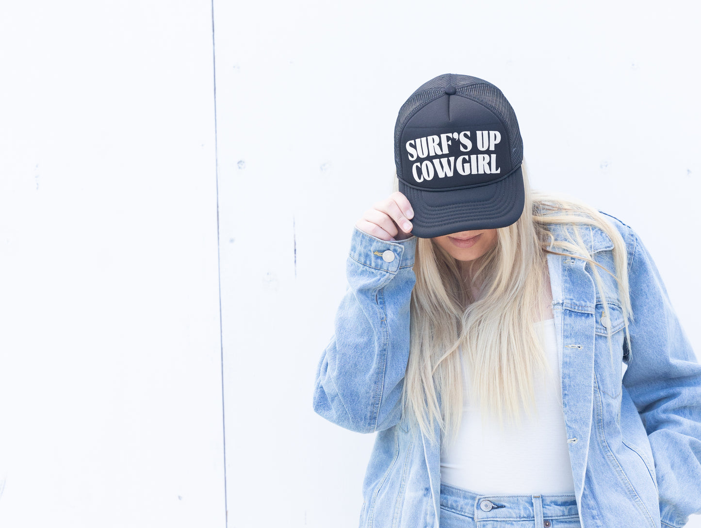 Surf's Up Cowgirl Trucker Hat