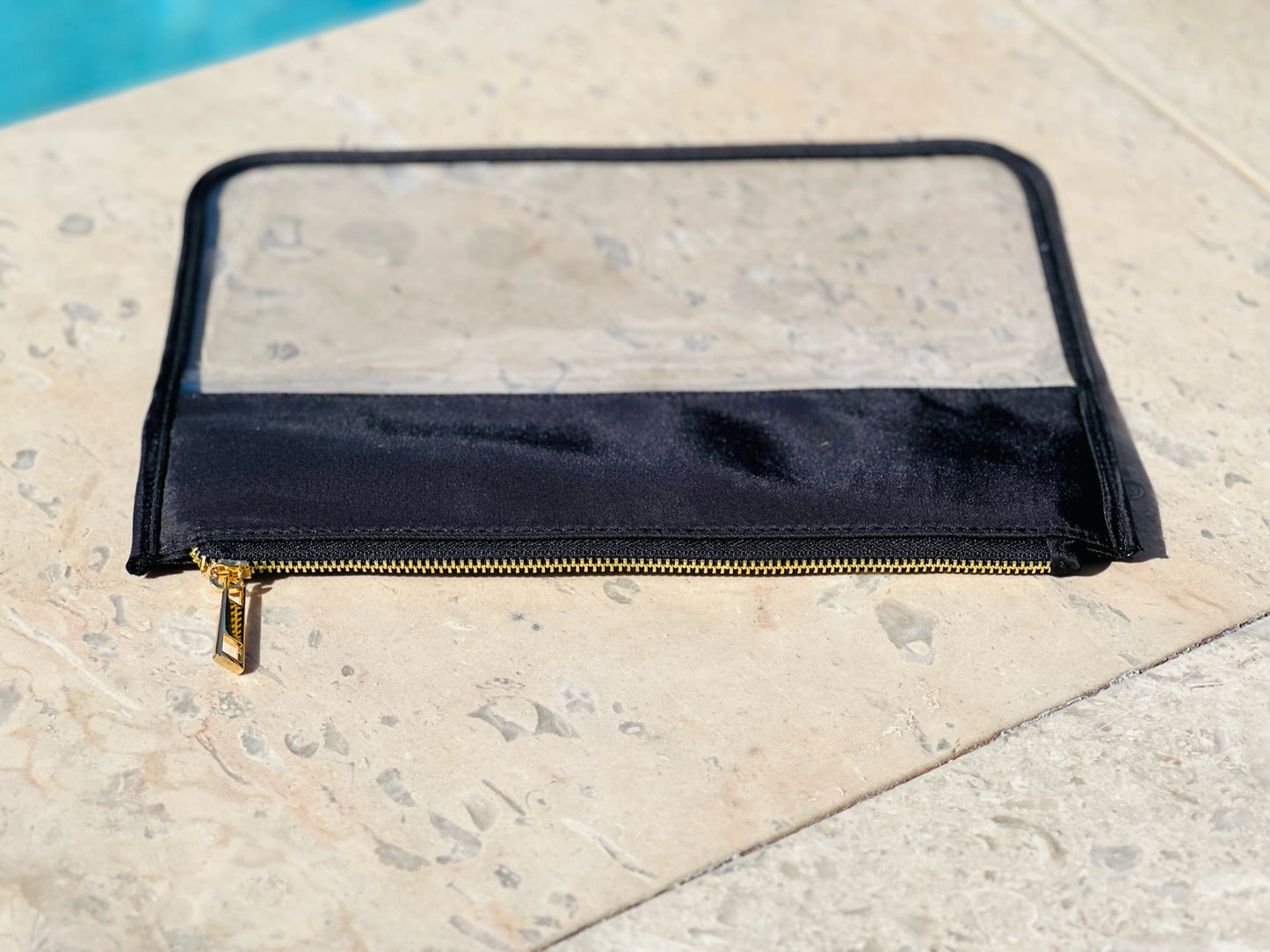 Black Clear Flat Pouch