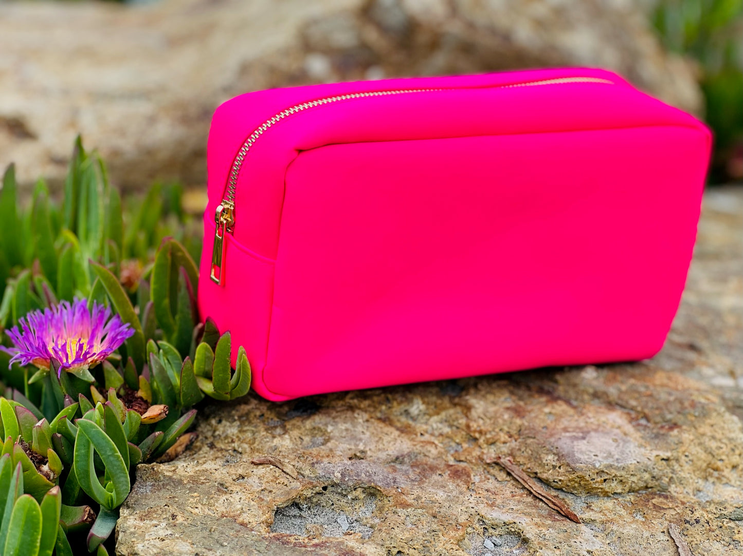 Hot Pink Large Multi-Functional Pouch