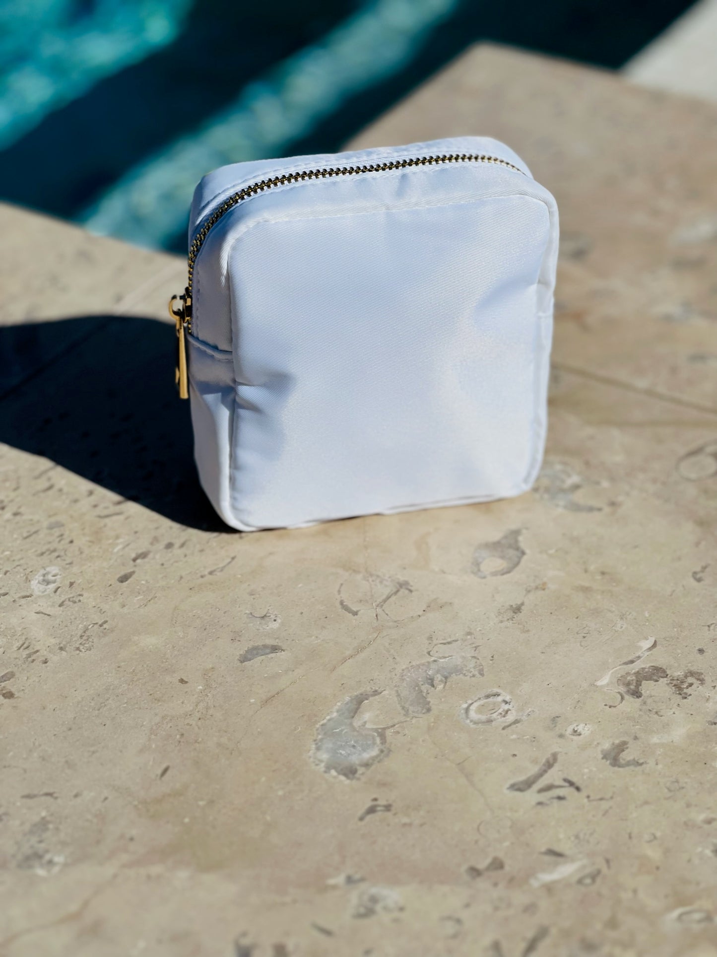 White Small Multi-Functional Pouch