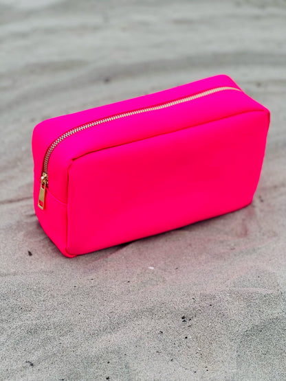 Hot Pink Large Multi-Functional Pouch