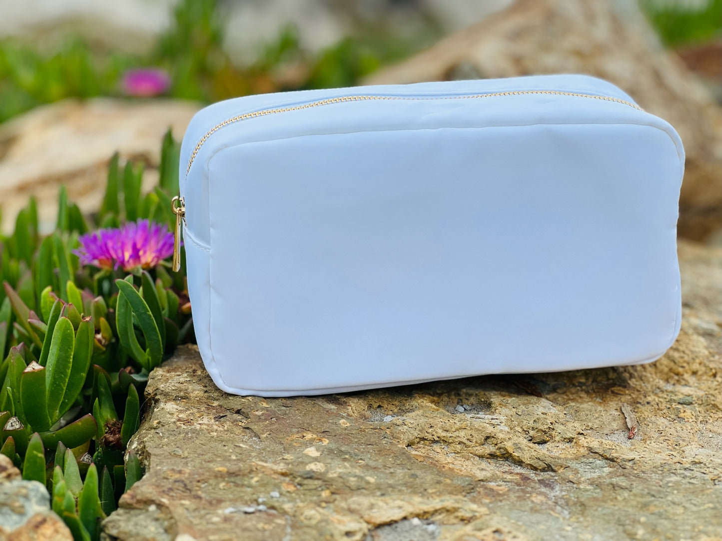 White Large Multi-Functional Pouch