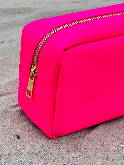 Hot Pink Large Multi-Functional Pouch