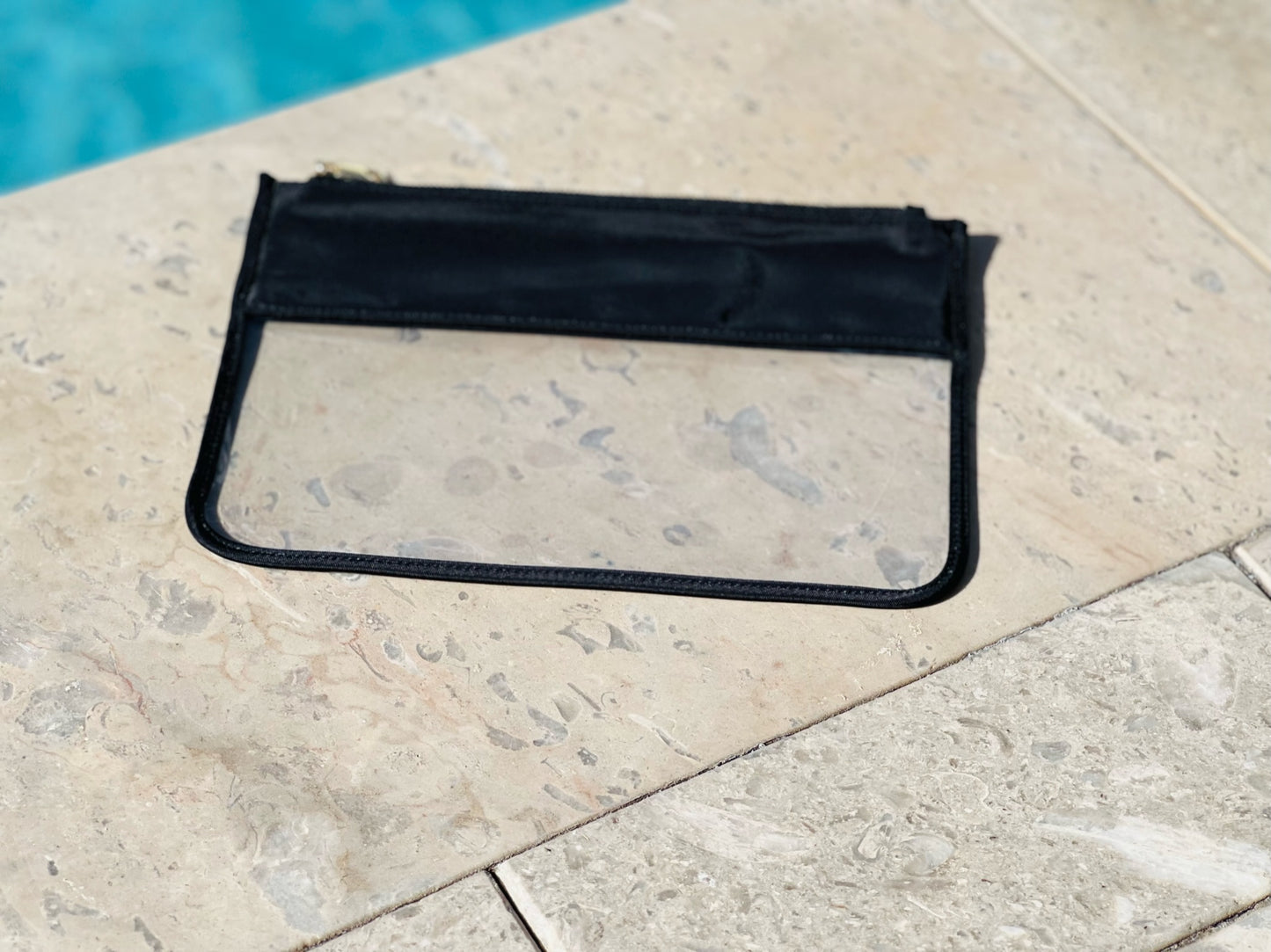 Black Clear Flat Pouch