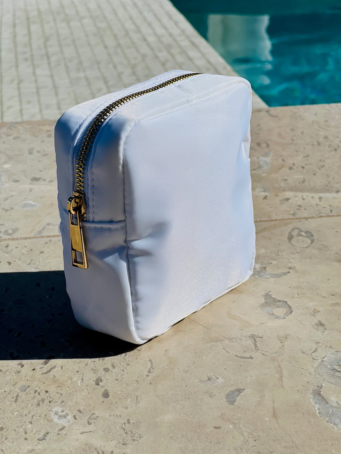 White Small Multi-Functional Pouch