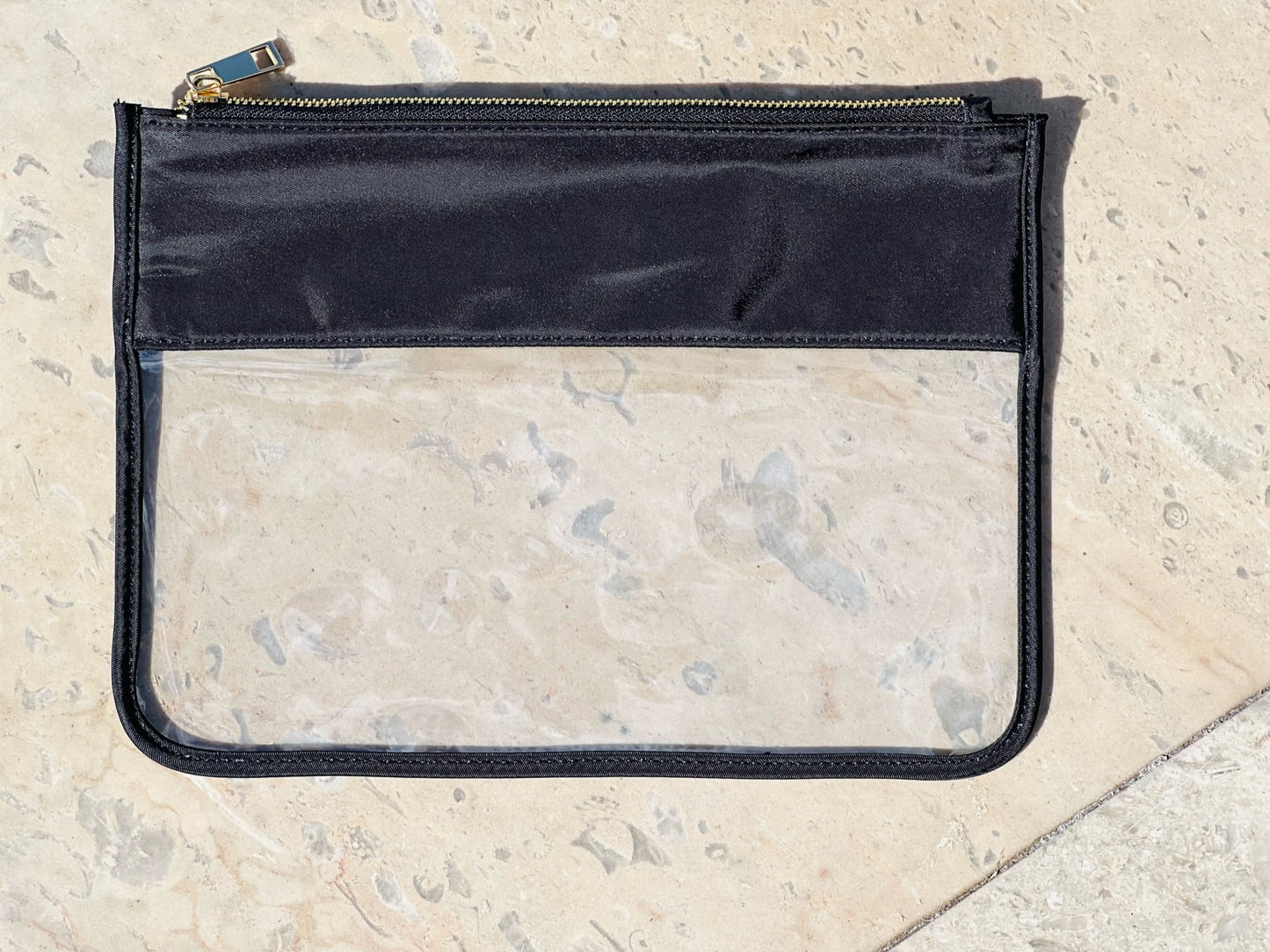 Black Clear Flat Pouch