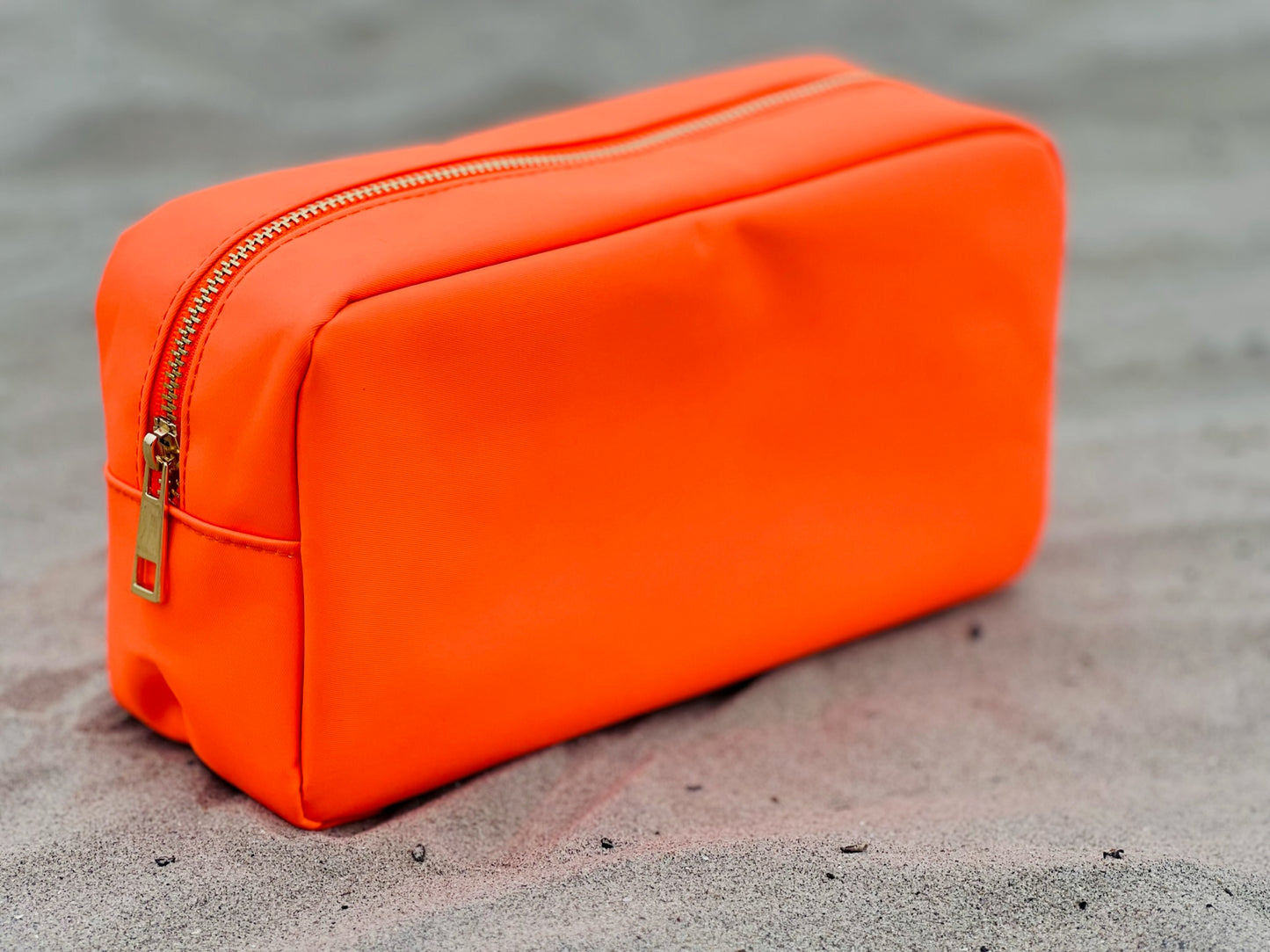 Neon Orange Large Multi-Functional Pouch