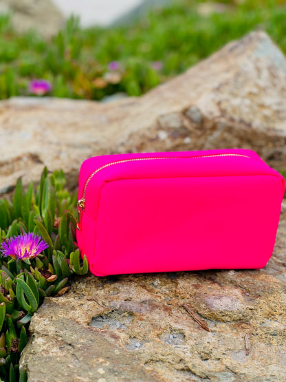 Hot Pink Large Multi-Functional Pouch