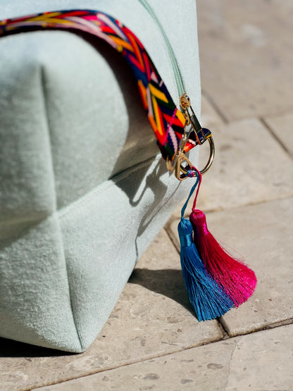 Mint Terry Cloth Tote