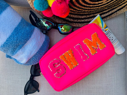 Hot Pink Large Multi-Functional Pouch