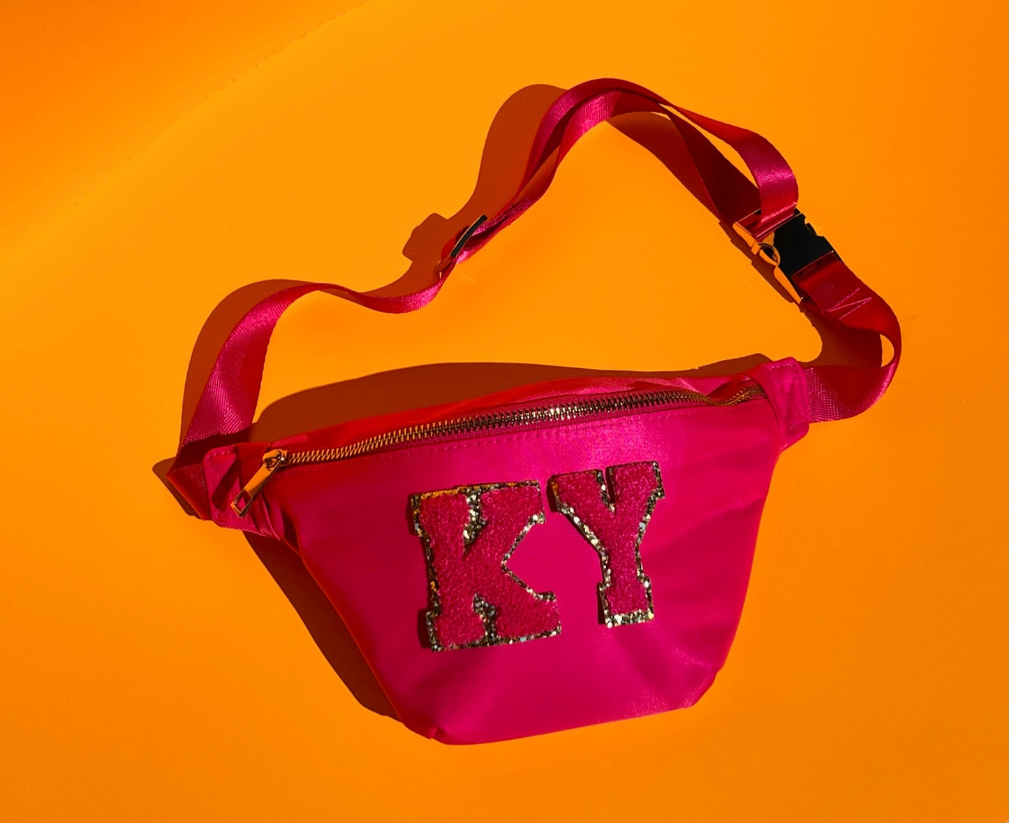 Pink Fanny Pack Cross Body Bag