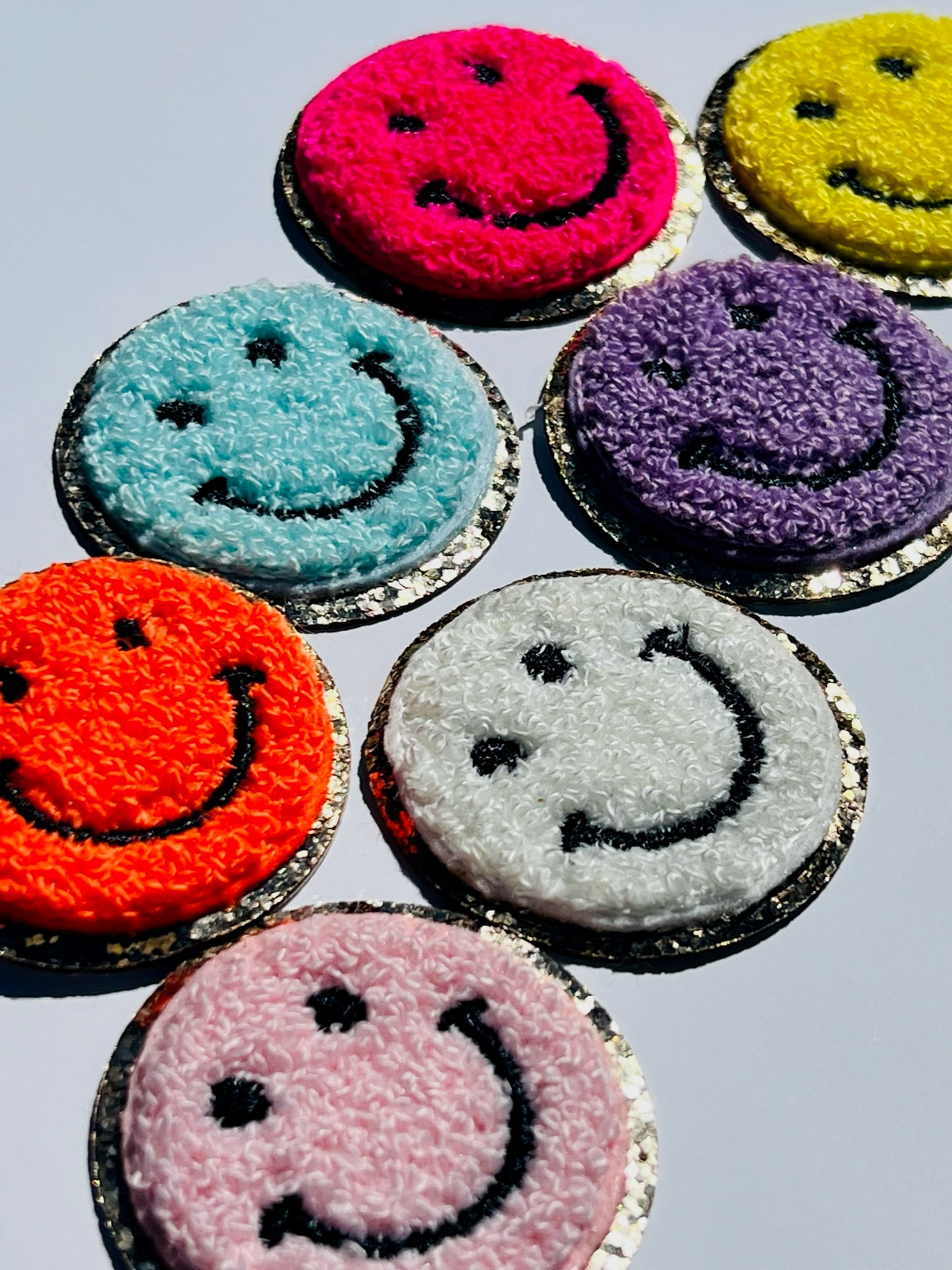 Smiley Face Design Patches