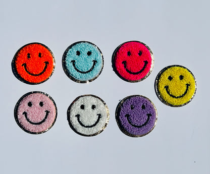 Smiley Face Design Patches