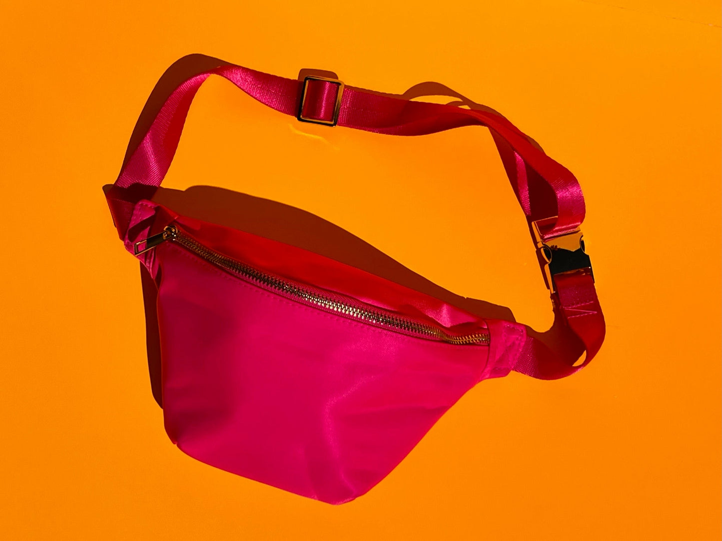 Pink Fanny Pack Cross Body Bag